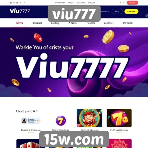 Tendências no design do site de jogos viu777